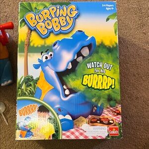 Goliath Burping Bobby Hippo Game - Blue